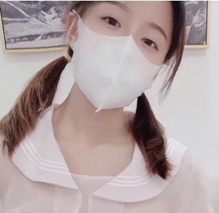 虎牙女神《米米》双马尾JK