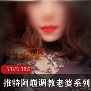 稀缺真实夫妻UP主阿崩指教老婆，盈利视频，狗链环节，53V-5.38G
