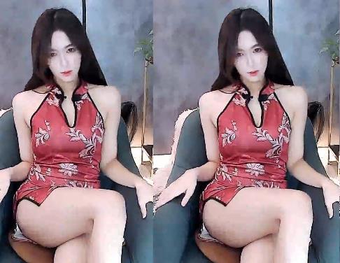 虎牙石瑶社保姬土豪定制旗袍舞蹈诱惑1V381M