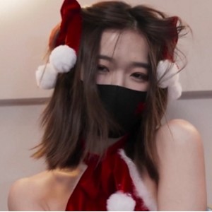 脚模摄影-《小凌女神》第一部圣诞战衣特辑