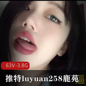 luyuan258鹿苑：高颜值网红妹子，63V，3.8G作品资源，粉丝必看！