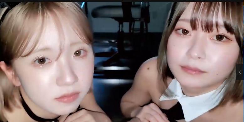 姐妹花兔女郎：超高颜值妹子自拍视频精选，无圣光跟拍对话