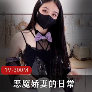 恶魔娇妻黑丝女郎厨房引诱，1V-300M视频更新，女主口罩身材姐姐观看