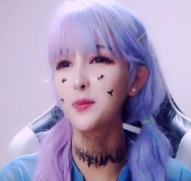 高颜值主播dami紫发3V1.19G