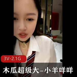 小羊咩咩木瓜烧气视频资源，2.1G男主口罩上海西西