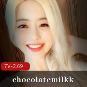 最新韩国网红朱古力奶chocolatemilkk