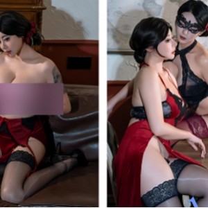 抖音云溪溪奶桃桃奈汐酱双女给力佳作10个1.52G火辣撩人