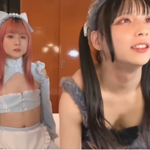 OnlyFans小鸟游花音&haduki伪娘双人游戏1V2G绝妙配合