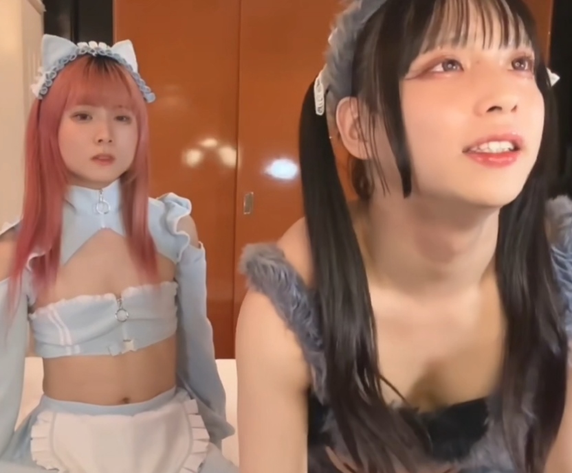 OnlyFans小鸟游花音&haduki伪娘双人游戏1V2G绝妙配合